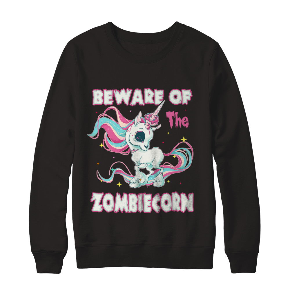 Beware Of The Zombiecorn Unicorn T-Shirt & Sweatshirt | Teecentury.com