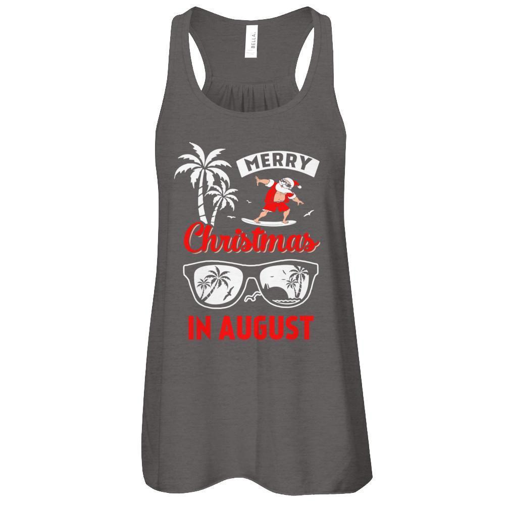 Merry Christmas In August T-Shirt & Tank Top | Teecentury.com