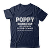 Poppy Like A Grandpa Only Cooler Fathers Day Gift T-Shirt & Hoodie | Teecentury.com