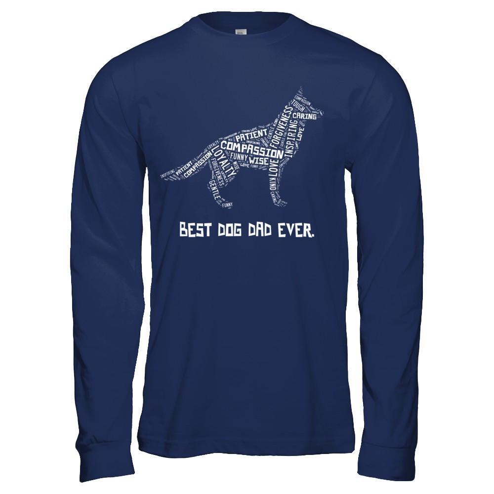 Best Dog Dad Ever German Shepherd Lovers T-Shirt & Hoodie | Teecentury.com