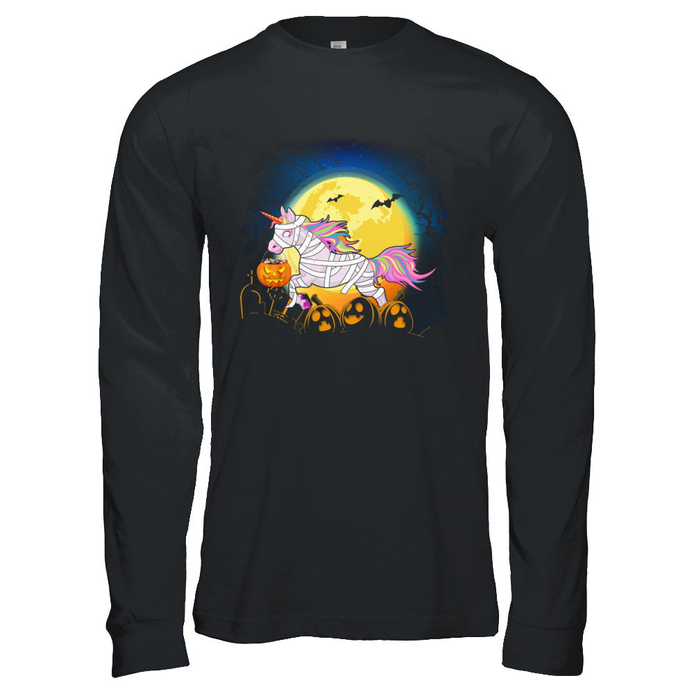 Halloween Pumpkin Unicorn Gift For Kids Girls T-Shirt & Hoodie | Teecentury.com