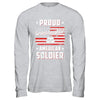 Proud Granddaughter Of A Soldier Army Papa Veteran T-Shirt & Hoodie | Teecentury.com