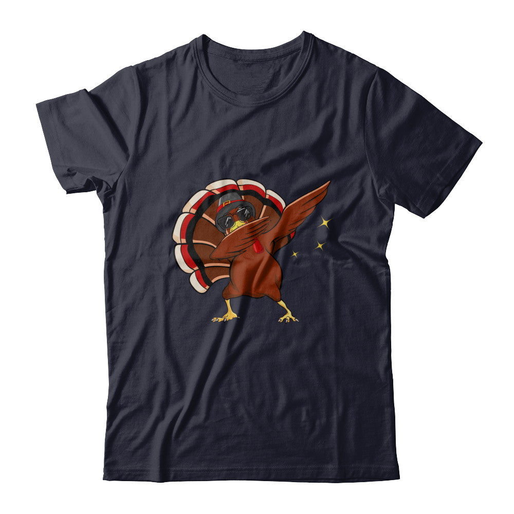 Dabbing Turkey Funny Thanksgiving T-Shirt & Sweatshirt | Teecentury.com