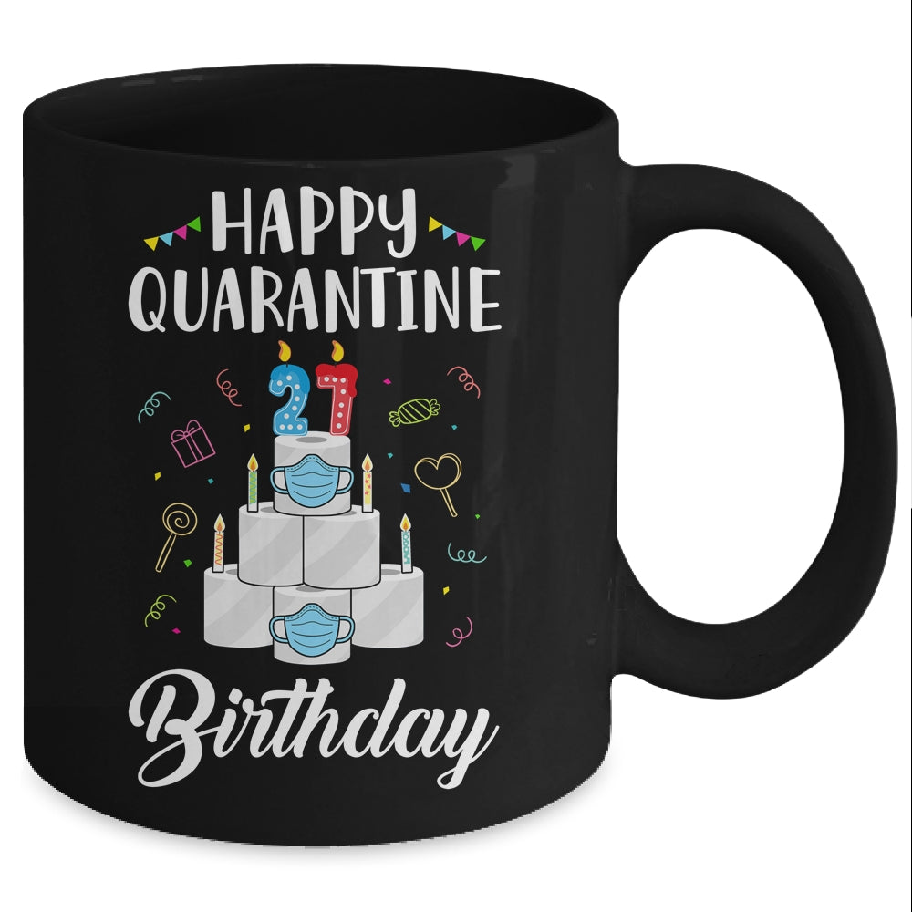 27th Birthday Gift Idea 1995 Happy Quarantine Birthday Mug Coffee Mug | Teecentury.com