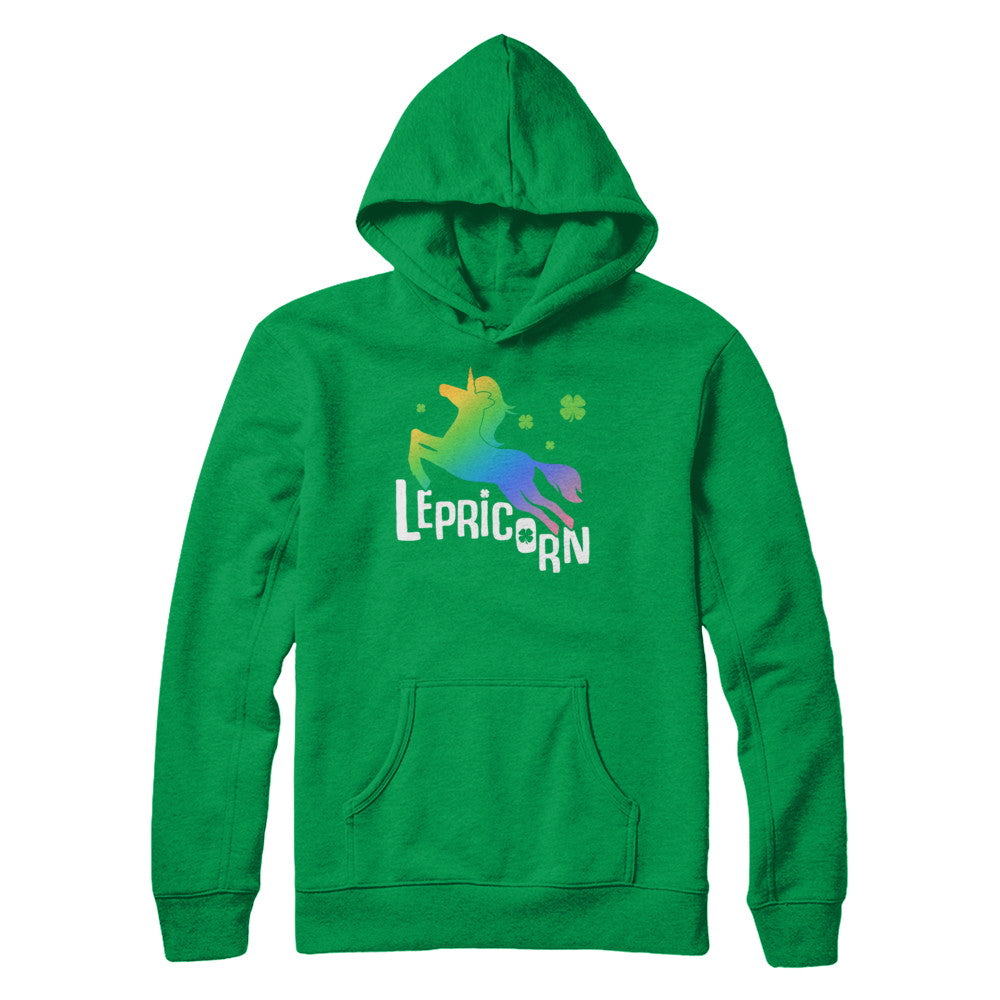 Lepricorn Funny St. Patrick's Day Unicorn Leprechaun T-Shirt & Hoodie | Teecentury.com
