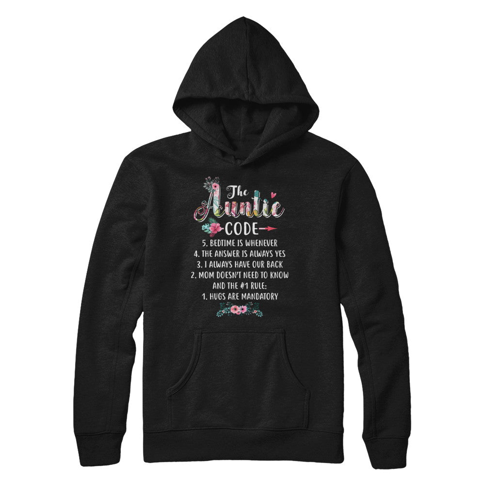 Funny The Auntie Code T-Shirt & Hoodie | Teecentury.com