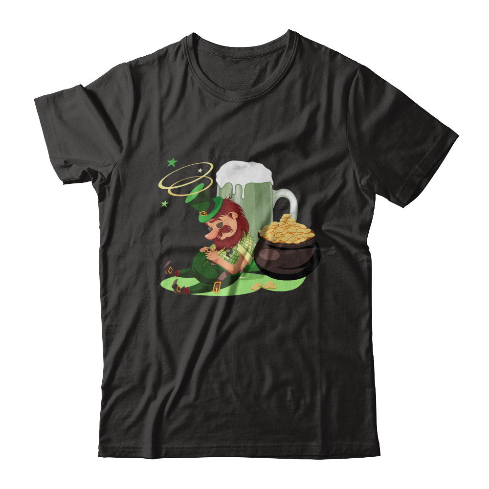 Leprechaun Drinking Green Beer Saint Patricks Day T-Shirt & Hoodie | Teecentury.com