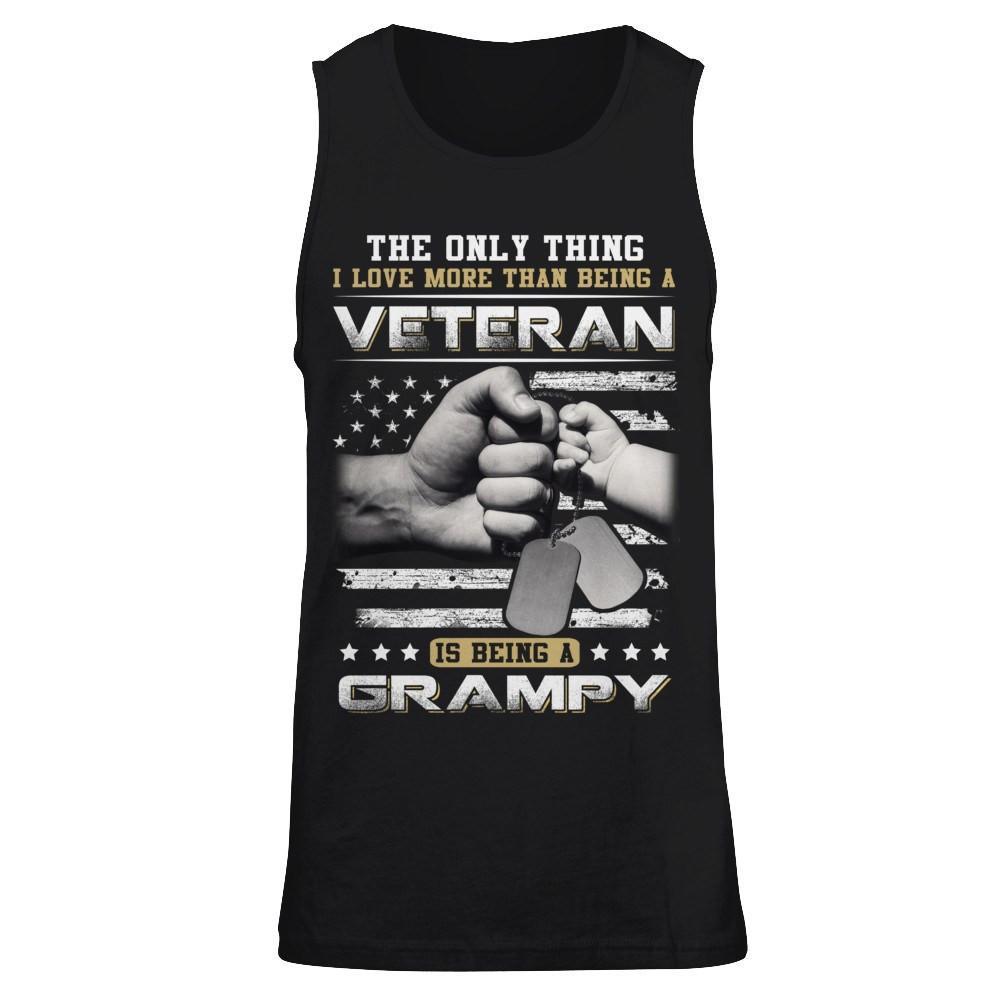 I Love More Than Being A Veteran Is Being A Grampy T-Shirt & Hoodie | Teecentury.com