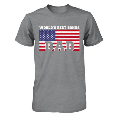 Worlds Best Bonus Dad Stepdad T-Shirt & Hoodie | Teecentury.com