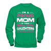 I'm Proud Mom Of Three Freaking Awesome Daughters T-Shirt & Hoodie | Teecentury.com