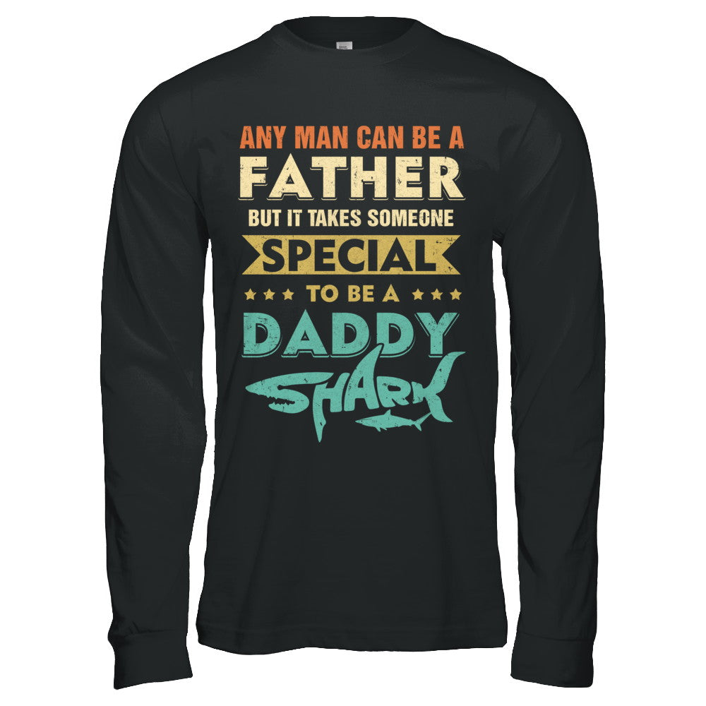 Vintage Someone Special To Be A Daddy Shark Fathers Day T-Shirt & Hoodie | Teecentury.com