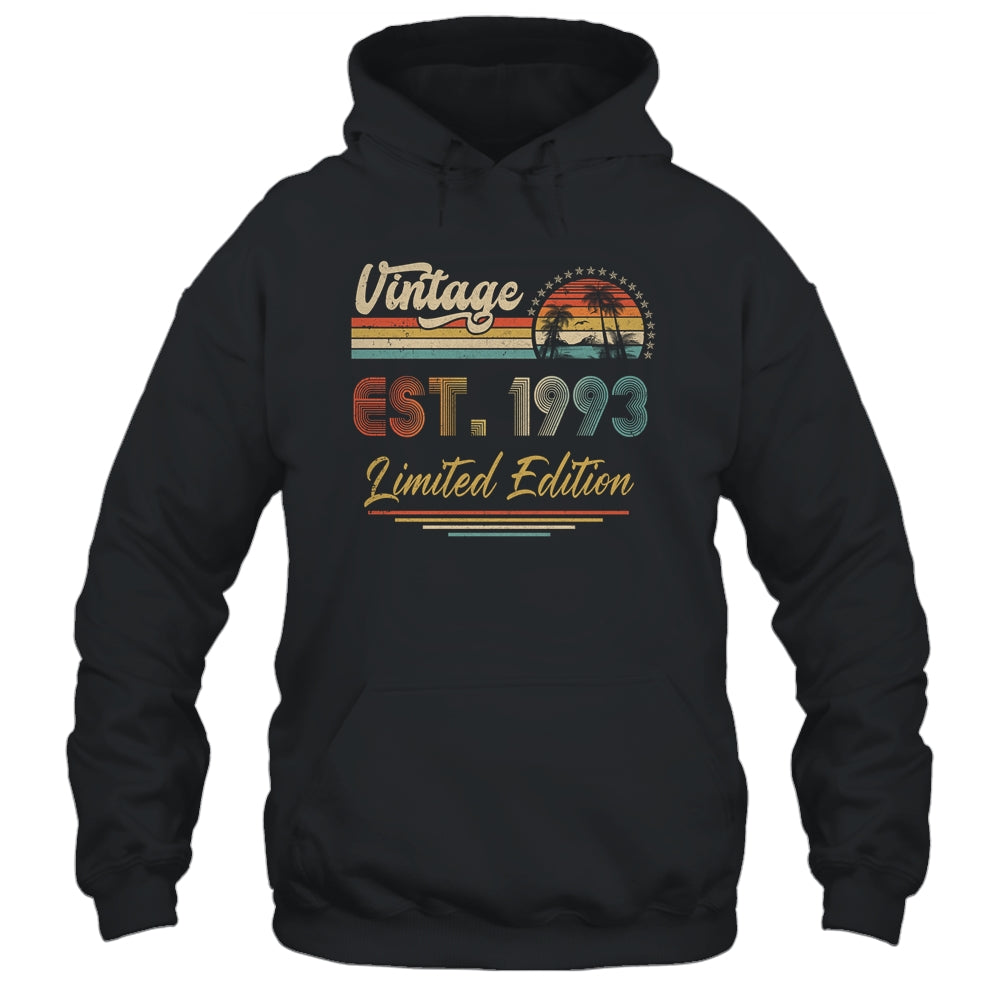 29 Year Old Vintage 1993 Limited Edition 29th Birthday T-Shirt & Hoodie | Teecentury.com