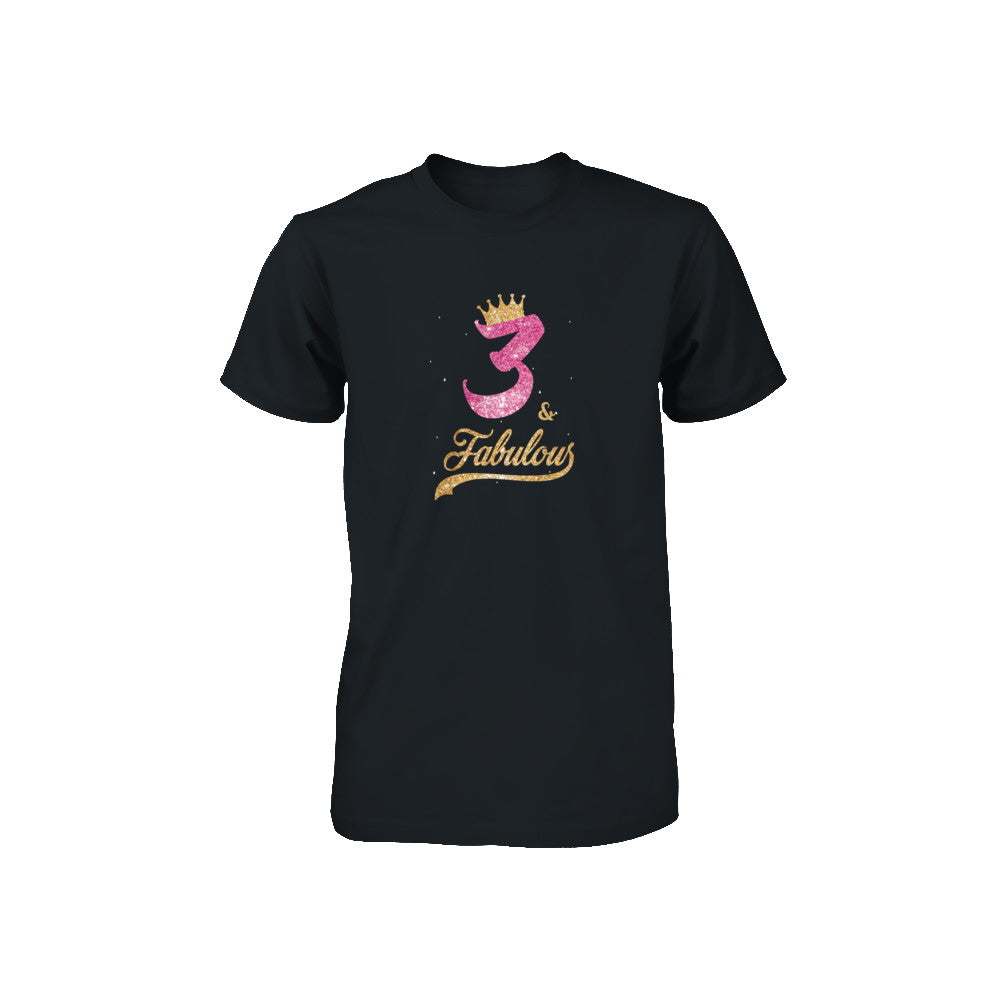 3Th And Fabulous Three Birthday Youth Youth Shirt | Teecentury.com