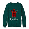 Red Daddy Bear Buffalo Plaid Family Christmas Pajamas T-Shirt & Sweatshirt | Teecentury.com