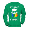 Kiss Me I'm Gay Lgbt St Patrick's Day T-Shirt & Hoodie | Teecentury.com