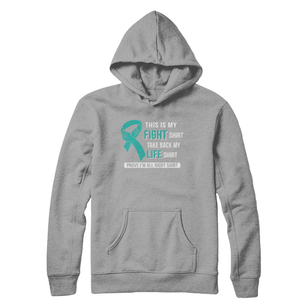 This Is My Fight Ovarian Cancer Awareness T-Shirt & Hoodie | Teecentury.com