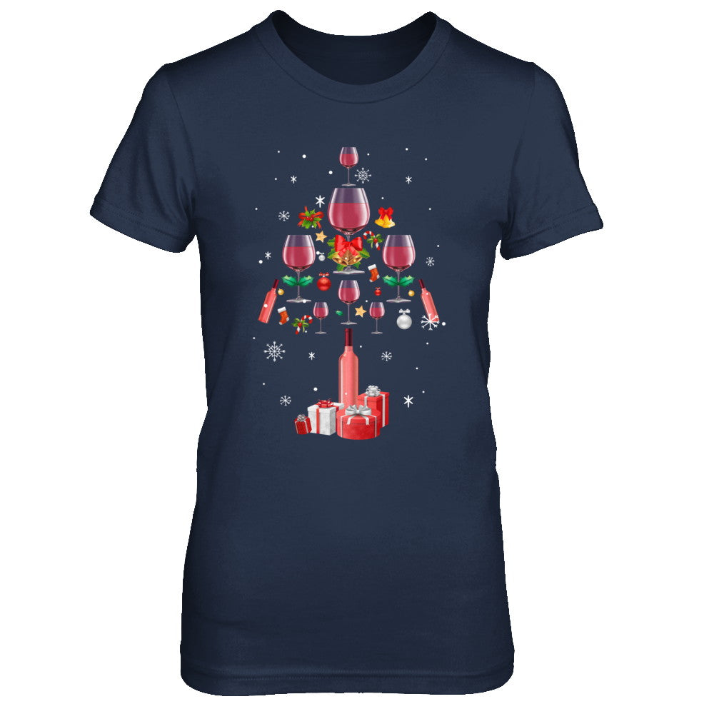 Drink Wine Christmas Tree Wine Xmas Gifts T-Shirt & Sweatshirt | Teecentury.com