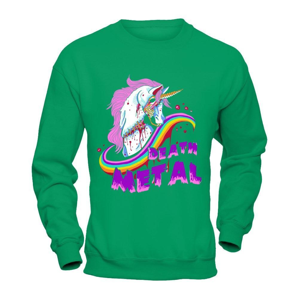 Zombie Unicorn Death Metal Rocker T-Shirt & Hoodie | Teecentury.com