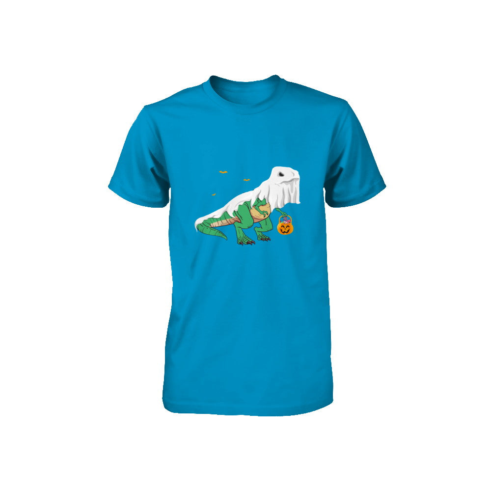Halloween T Rex Dinosaur Ghost Trick Or Treat Youth Youth Shirt | Teecentury.com