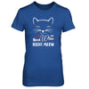 Wine Lover Need Wine Right Meow Cat Drinking Wine Gifts T-Shirt & Tank Top | Teecentury.com