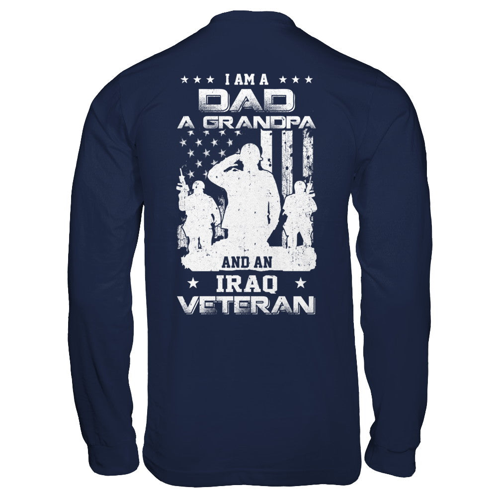 I'm A Dad A Grandpa And An Iraq Veteran T-Shirt & Hoodie | Teecentury.com