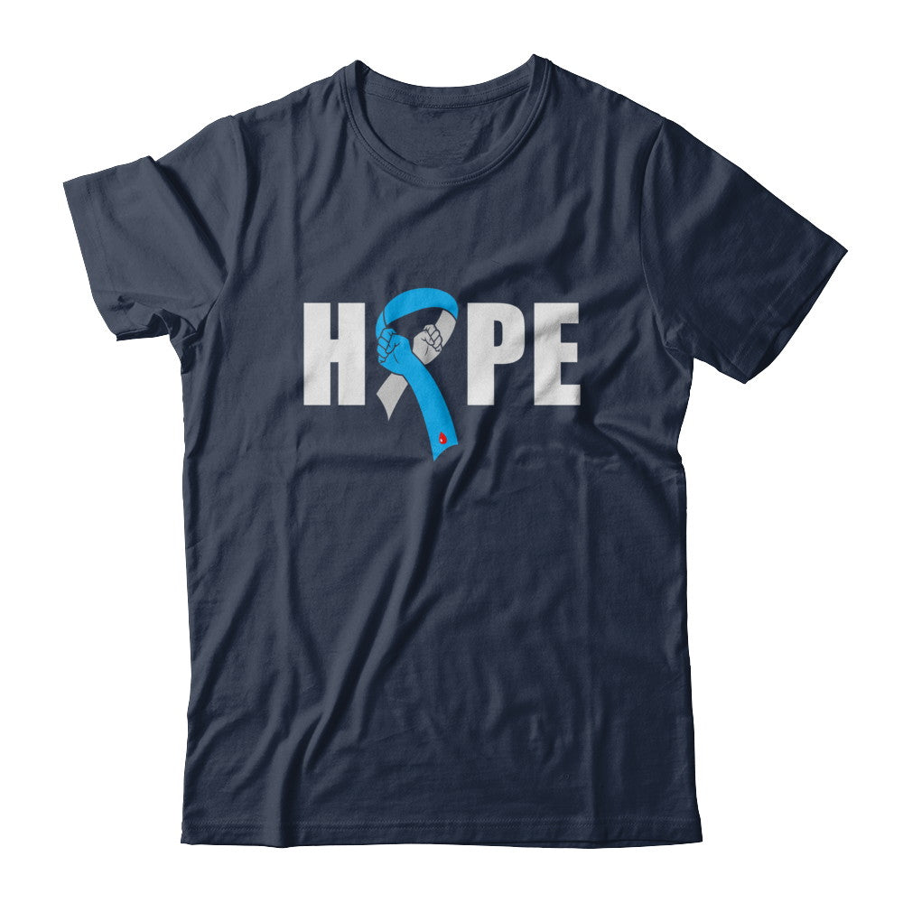 Hope Cure Fight T1D T2D Diabetic Diabetes Warrior T-Shirt & Hoodie | Teecentury.com