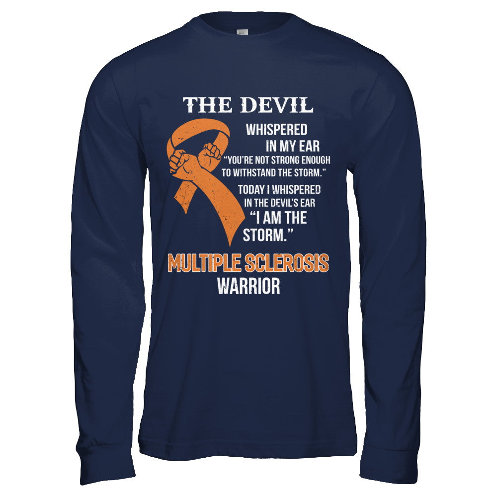 I Am The Storm Support Multiple Sclerosis Awareness Warrior Gift T-Shirt & Hoodie | Teecentury.com
