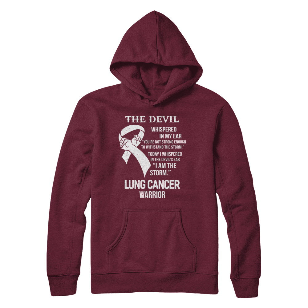 I Am The Storm Support Lung Cancer Warrior Gift T-Shirt & Hoodie | Teecentury.com