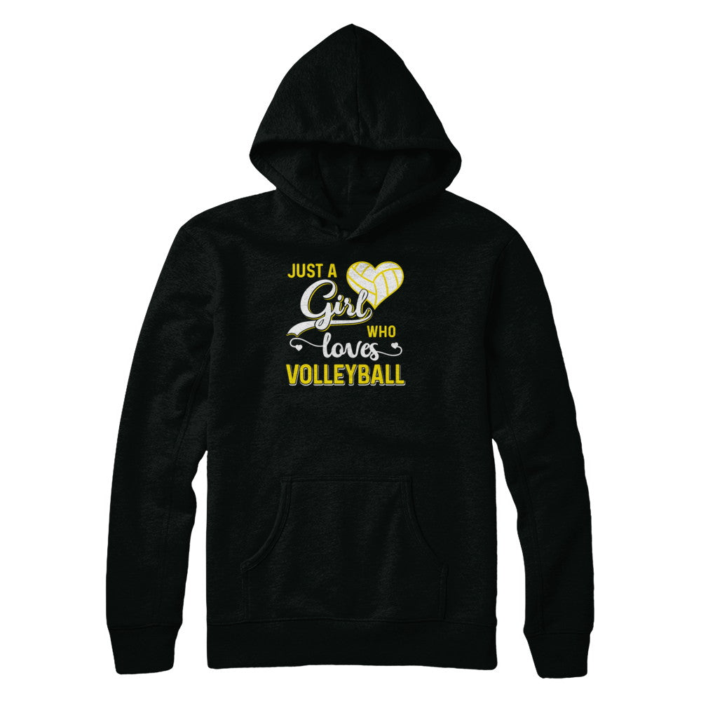 Just A Girl Who Loves Volleyball T-Shirt & Tank Top | Teecentury.com