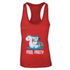 Pool Party Unicorn Float Funny Shark T-Shirt & Tank Top | Teecentury.com