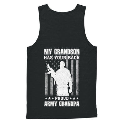 My Grandson Has Your Back Proud Proud Army Grandpa T-Shirt & Hoodie | Teecentury.com