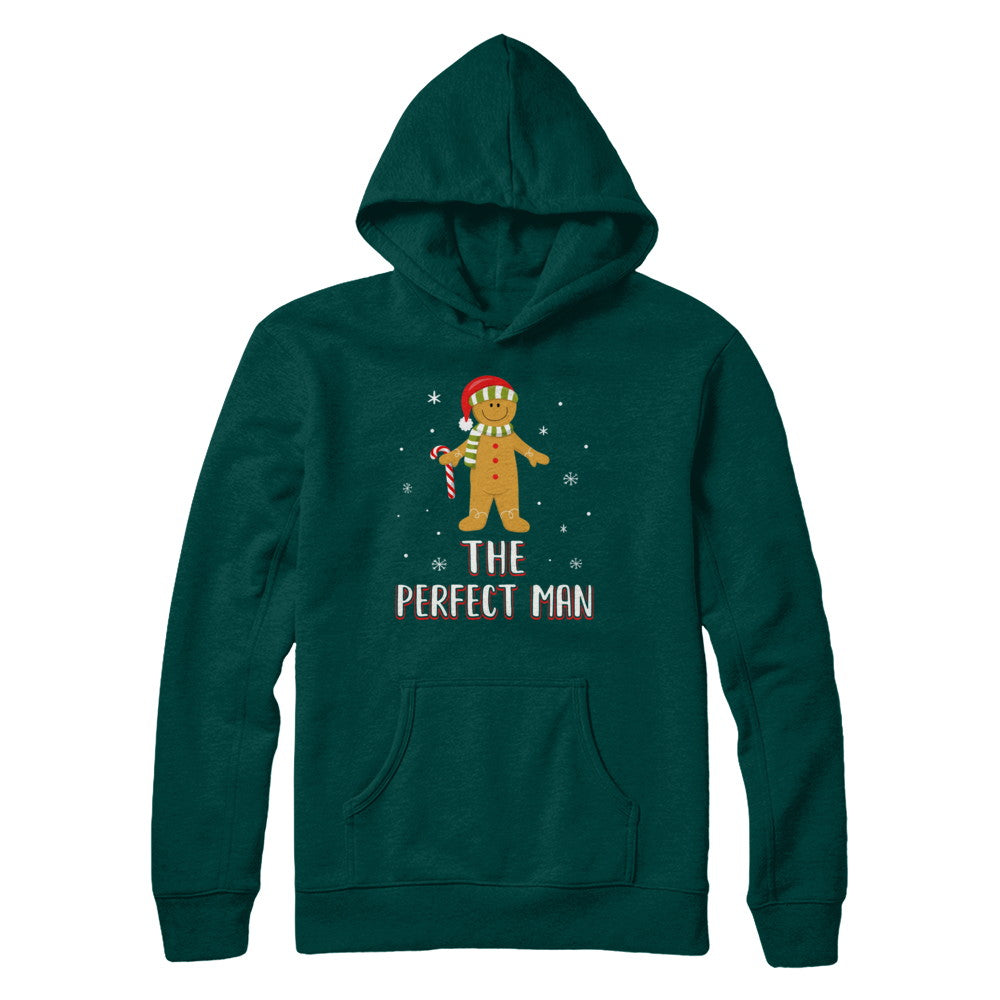 The Perfect Man Gingerbread Funny Pajama Christmas T-Shirt & Sweatshirt | Teecentury.com