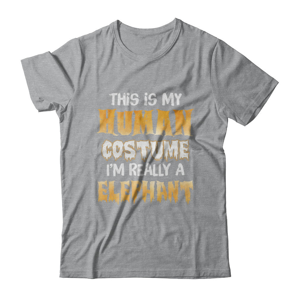 This Is My Human Costume Elephant Halloween T-Shirt & Hoodie | Teecentury.com