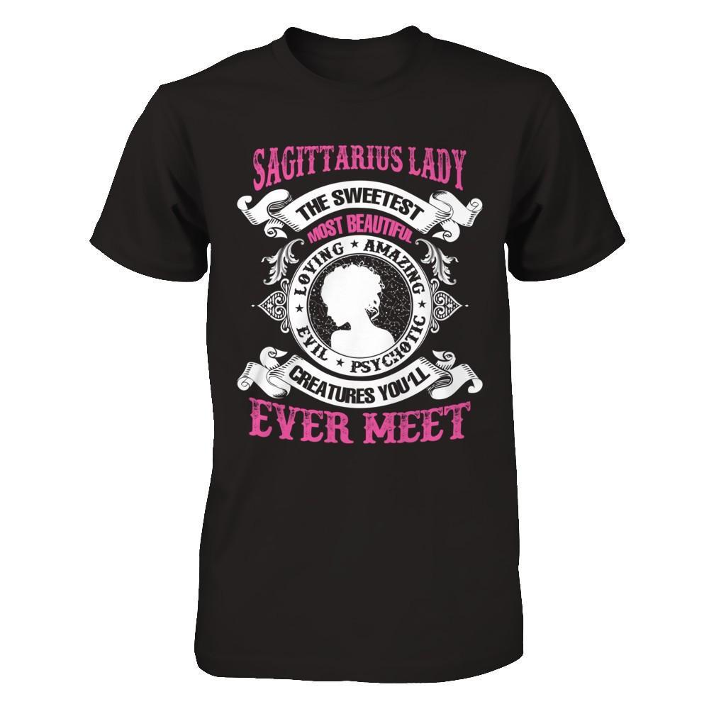 Sagittarius Lady The Sweetest Most Beautiful Love Amazing T-Shirt & Hoodie | Teecentury.com