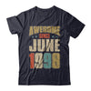 Vintage Retro Awesome Since June 1998 24th Birthday T-Shirt & Hoodie | Teecentury.com