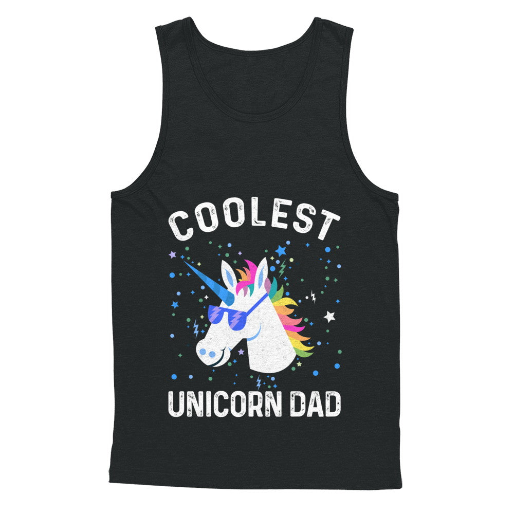 Coolest Unicorn Dad Cute Funny Unicorn Fathers Day T-Shirt & Hoodie | Teecentury.com