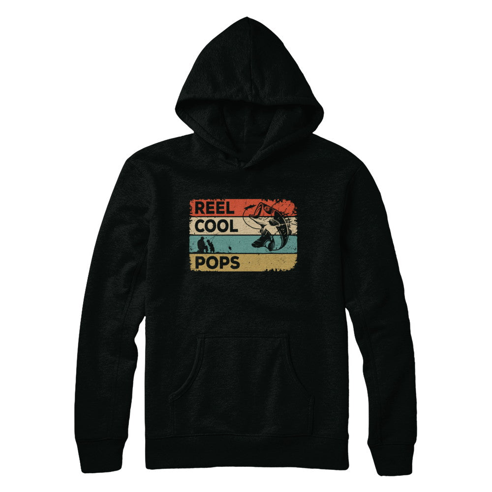 Vintage Reel Cool Pops Fish Fishing Fathers Day T-Shirt & Hoodie | Teecentury.com
