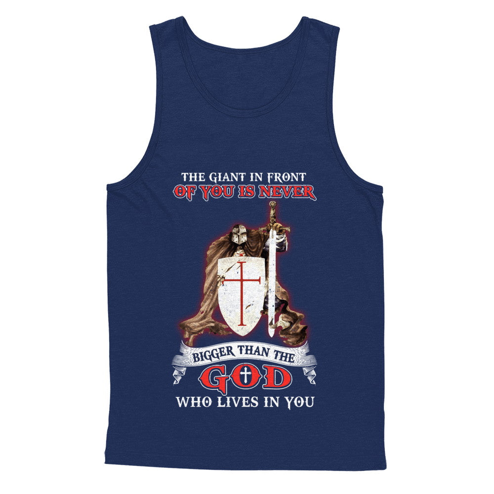 Knight Templar The Giant In Front Never Bigger Than The God T-Shirt & Hoodie | Teecentury.com