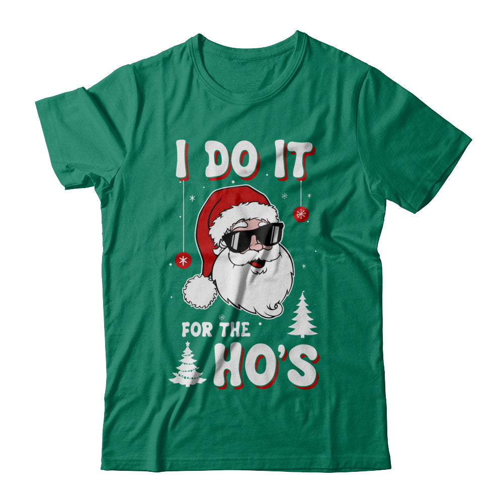 Funny Christmas Santa Ho Gift Cute Xmas Santa Naughty T-Shirt & Sweatshirt | Teecentury.com