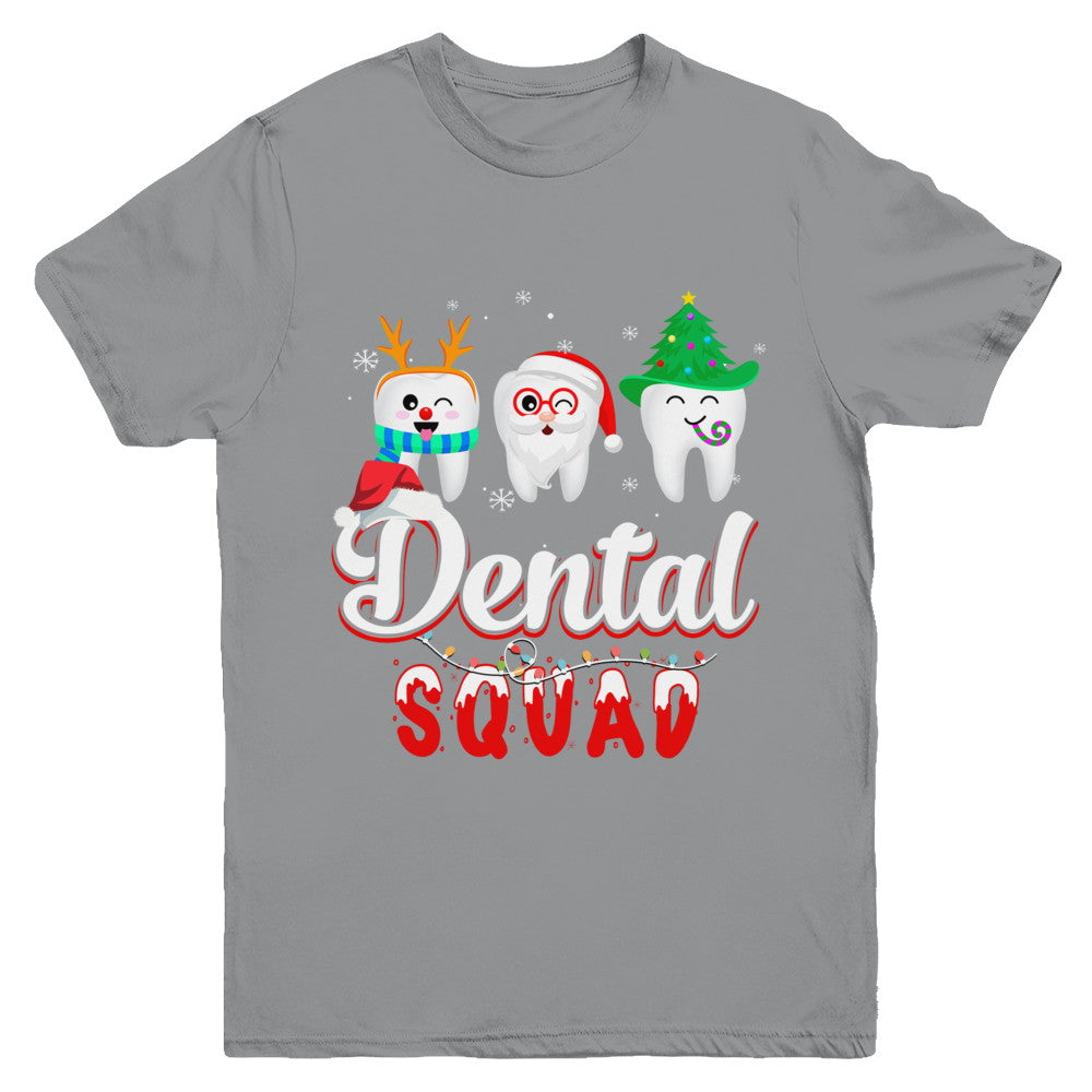 Dental Squad Tooth Christmas Dental Assistant Gifts Youth Youth Shirt | Teecentury.com