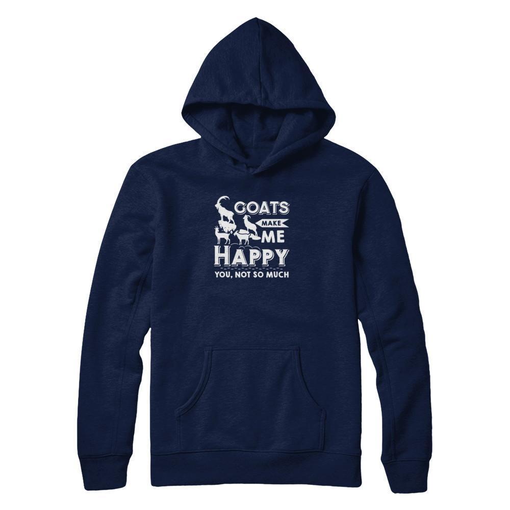 Goats Make Me Happy You Not So Much Goat Lover T-Shirt & Tank Top | Teecentury.com