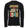 Vintage Retro Awesome Since July 1948 74th Birthday T-Shirt & Hoodie | Teecentury.com