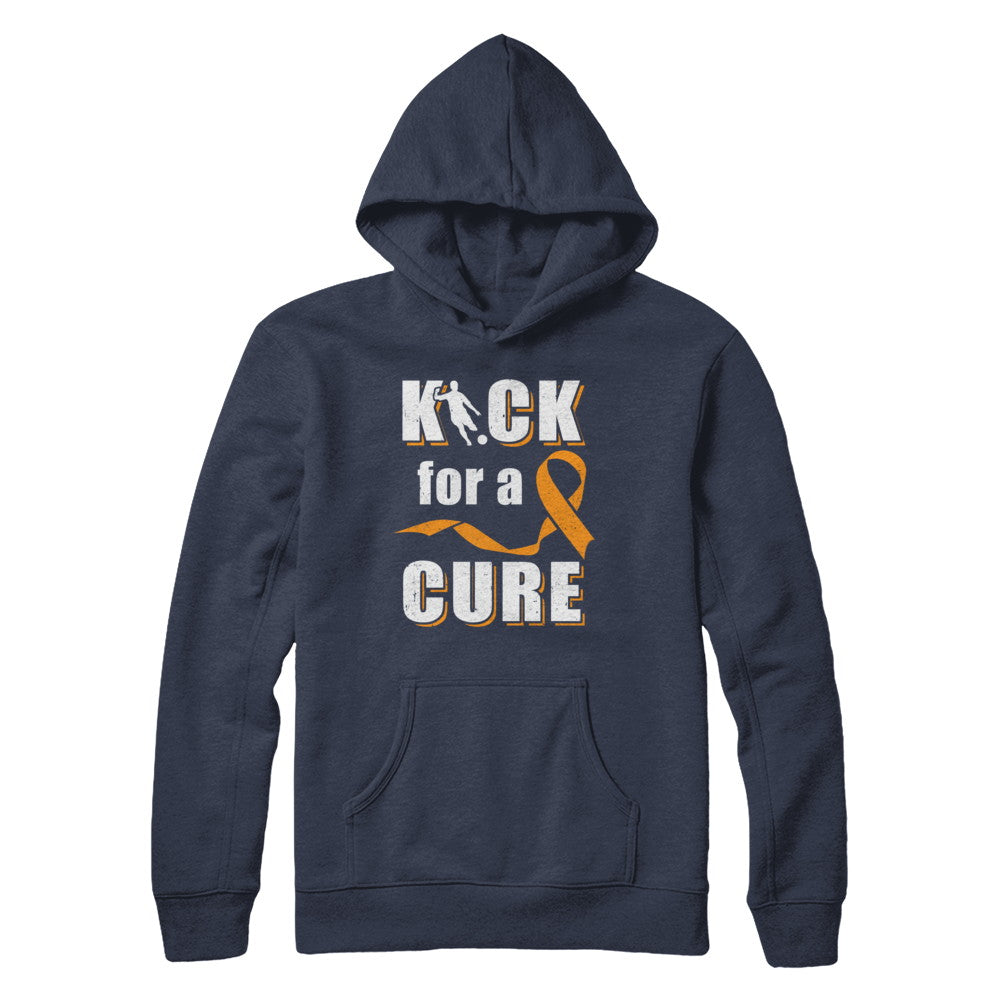 Kick For A Cure Soccer Orange Multiple Sclerosis Awareness T-Shirt & Hoodie | Teecentury.com