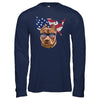 Funny Patriot Pit bull Dog 4Th Of July American Flag T-Shirt & Hoodie | Teecentury.com