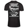 I Asked God To Make Me A Better Man He Sent Me My Granddaughters T-Shirt & Hoodie | Teecentury.com