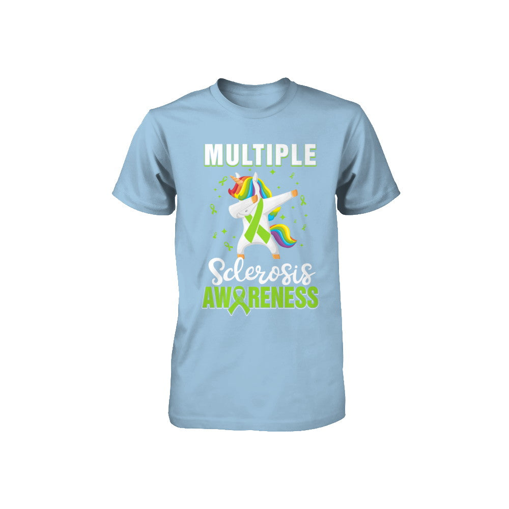 Inspirational Multiple Sclerosis Awareness Unicorn Support Youth Youth Shirt | Teecentury.com