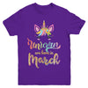 Cute Unicorns Are Born In March Birthday Gift Youth Youth Shirt | Teecentury.com