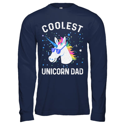Coolest Unicorn Dad Cute Funny Unicorn Fathers Day T-Shirt & Hoodie | Teecentury.com