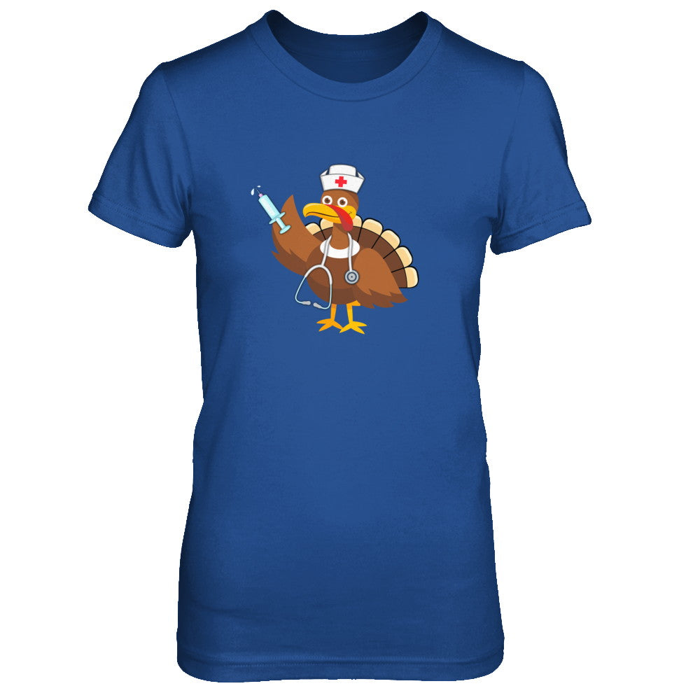 Nurse Turkey Funny Thanksgiving For Nurses T-Shirt & Hoodie | Teecentury.com