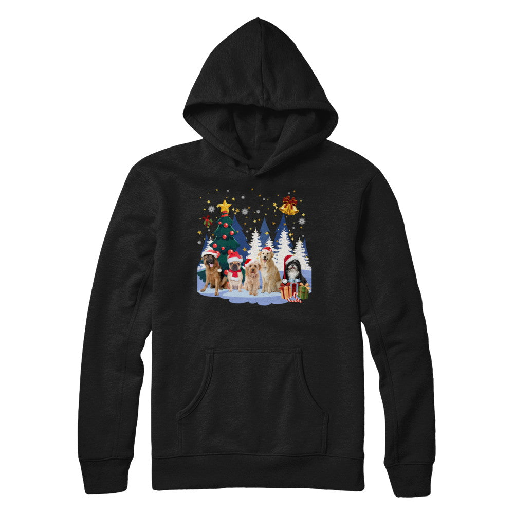 Cute Dogs Claus Christmas T-Shirt & Sweatshirt | Teecentury.com